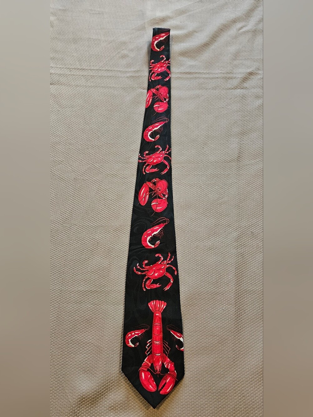 Steven Harris Novelty Tie, Seafood, Clambake, Nautical, Lobster, Cape Cod